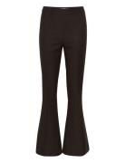 Stellanorgz Hw Flared Pants Bottoms Trousers Flared Black Gestuz