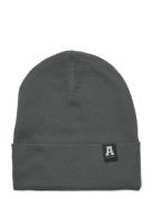 Beanie Basic Fold Up Accessories Headwear Hats Beanie Khaki Green Lindex