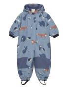 Overall Function Taslan Padded Outerwear Coveralls Snow-ski Coveralls & Sets Blue Lindex