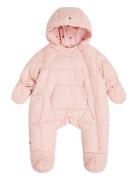 Tommy Solid Skisuit Outerwear Coveralls Snow-ski Coveralls & Sets Pink Tommy Hilfiger