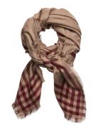 Th Naval Square Accessories Scarves Lightweight Scarves Beige Tommy Hilfiger