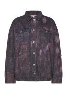 Rene Holm Jacket Jakke Denimjakke Purple Hosbjerg