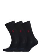 Trouser Sock 3-Pack Underwear Socks Regular Socks Black Polo Ralph Lauren Underwear