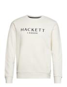 Heritage Crew Tops Sweatshirts & Hoodies Sweatshirts White Hackett London