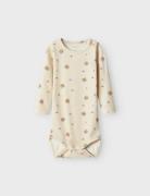 Nbfoleisa M Ls Body Bodies Long-sleeved Cream Name It