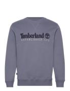 Established 1973 Embroidery Logo Brush Back Crew Neck Folkst Gray Tops Sweatshirts & Hoodies Sweatshirts Grey Timberland