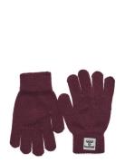 Hml Kvint Glove Accessories Gloves & Mittens Mittens Burgundy Hummel