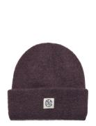 Mschhope Icon Beanie Key Accessories Headwear Beanies Burgundy MSCH Copenhagen