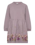 Hcdonna - Dress Dresses & Skirts Dresses Casual Dresses Long-sleeved Casual Dresses Purple Hust & Claire