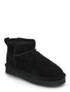 Biasnow Flatform Ankle Boot Suede Shoes Boots Ankle Boots Ankle Boots Flat Heel Black Bianco