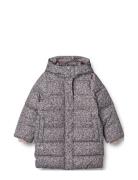 Puffer Coat Yrsa Foret Jakke Navy Wheat