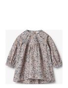 Dress L/S Fenja Dresses & Skirts Dresses Casual Dresses Long-sleeved Casual Dresses Pink Wheat