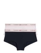 2 Pk Hipster Print Night & Underwear Underwear Panties Black Tommy Hilfiger