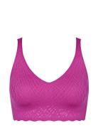 Sloggi Zero Feel Bliss Bralette Lingerie Bras & Tops Soft Bras Bralette Pink Sloggi