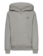 Fleece Hoodie Tops Sweatshirts & Hoodies Hoodies Grey Ralph Lauren Kids