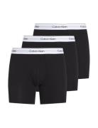 Boxer Brief 3Pk Boxershorts Black Calvin Klein