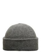 Slhmason Merino Sailor Wool Beanie Accessories Headwear Beanies Grey Selected Homme