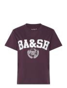 Tee-Shirt Ioni Tops T-shirts & Tops Short-sleeved Burgundy Ba&sh