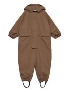 Erinsk Snow Suit Outerwear Coveralls Snow-ski Coveralls & Sets Brown Sofie Schnoor Baby And Kids