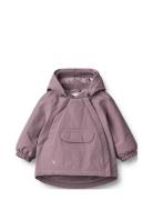 Jacket Sascha Tech Foret Jakke Purple Wheat