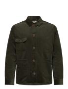 Khaki Cord Chore Jacket Tynd Jakke Green Pompeii