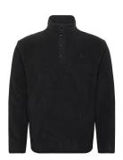 Magic Poly Fleece-Lsl-Sws Tops Sweatshirts & Hoodies Fleeces & Midlayers Black Polo Ralph Lauren