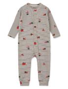 Birk Printed Pyjamas Jumpsuit Pyjamas Sie Jumpsuit Multi/patterned Liewood