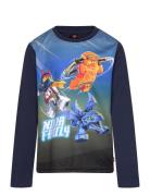 Lwtano 618 - T-Shirt L/S Tops T-shirts Long-sleeved T-Skjorte Navy LEGO Kidswear