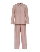 Pilen Yarndyed Flannel Pyjamas Pyjamas Nattøj Pink Høie Of Scandinavia