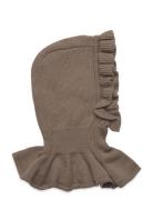 Amira Accessories Headwear Balaclava Khaki Green MarMar Copenhagen