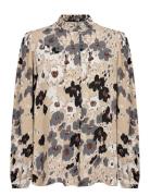 Sc-Irena Tops Shirts Long-sleeved Beige Soyaconcept