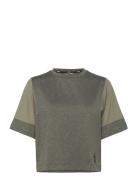 Motion Sport Mesh Tee Sport T-shirts & Tops Short-sleeved Khaki Green 2XU