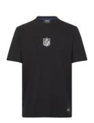 T_Brady_Nfl Tops T-Kortærmet Skjorte Navy BOSS