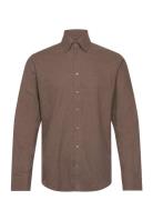 Bs Muriel Casual Modern Fit Shirt Tops Shirts Casual Brown Bruun & Stengade