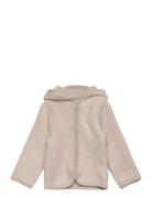 Jacket Ears Cotton Fleece  Outerwear Fleece Outerwear Fleece Jackets Beige Huttelihut