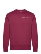 Printed Graphic C-Neck Sweat Tops Sweatshirts & Hoodies Sweatshirts Red GANT