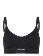 W Queens Clasp Bra Sport Bras & Tops Sports Bras - All Black Icebreaker