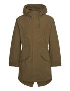 Water Resistant Fishtail Parka Dark Olive Outerwear Jackets Anoraks Khaki Green Timberland