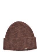 Mmglaporte Melange Knit Hat Accessories Headwear Beanies Brown Mos Mosh Gallery