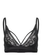 Remi Bralette Uw Lingerie Bras & Tops Soft Bras Bralette Black Hunkemöller