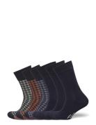 Socks 6-P, Bamboo Underwear Socks Regular Socks Black TOPECO