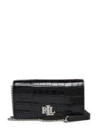 Embossed Crossbody Turn-Lock Tech Case Bags Crossbody Bags Black Lauren Ralph Lauren