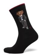 Polo Bear Cotton-Blend Trouser Socks Lingerie Socks Regular Socks Black Polo Ralph Lauren