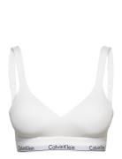 Lift Bralette Lingerie Bras & Tops Soft Bras Bralette White Calvin Klein