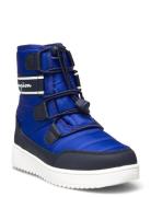 Fassa Boy Ps High Cut Shoe Vinterstøvler Pull On Blue Champion