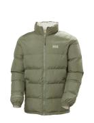 Yu 23 Reversible Puffer Sport Jackets Padded Jackets Khaki Green Helly Hansen