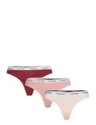 3 Pack Thong  G-streng Undertøj Pink Calvin Klein