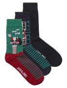 Jacclimbing Santa Socks 3 Pack Jnr Socks & Tights Socks Green Jack & J S