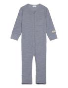 Nbmwyla Wo/Vi Ls Suit Langærmet Body Blue Name It