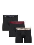 Boxer Brief 3Pk Boxershorts Black Calvin Klein